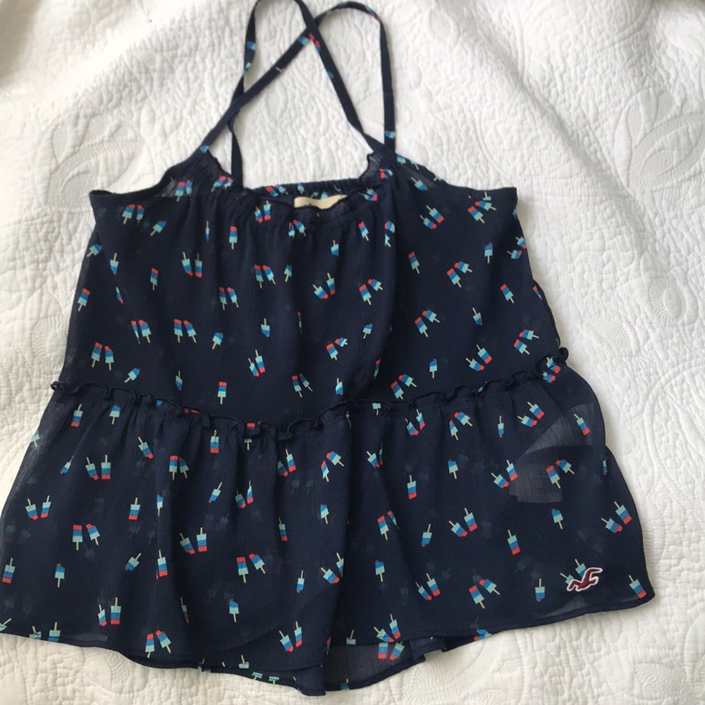 Cross back tank top